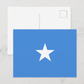 ソマリア国旗 ポストカード (正面/裏面)
