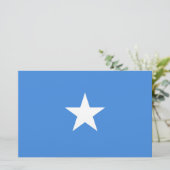 ソマリア国旗 便箋 (スタンド正面)