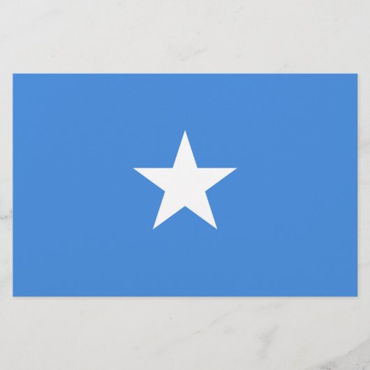 ソマリア国旗 便箋 (正面)
