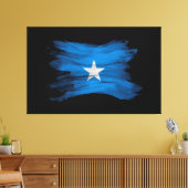 ソマリア国旗、国旗 キャンバスプリント (インサイチュ (リビング))