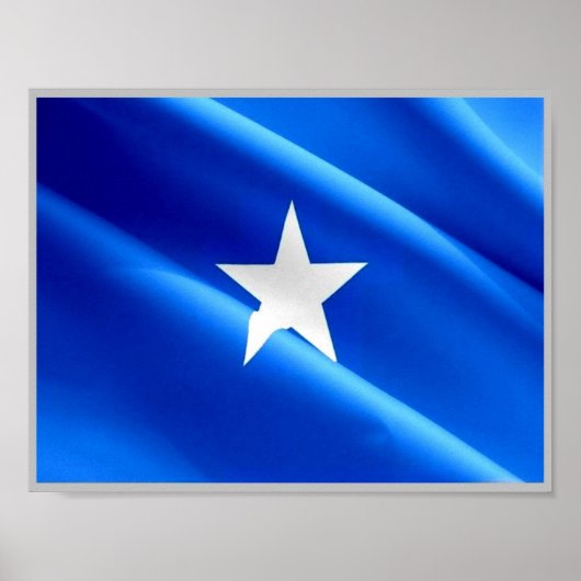 ソマリア – なびく国旗 – ポスター (正面)