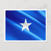 ソマリア – なびく国旗 –  ポストカード (正面)
