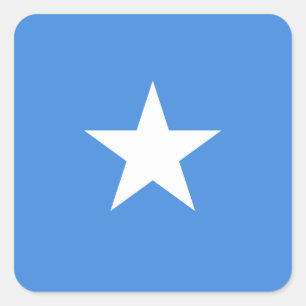 ソマリア（ソマリア）国旗 スクエアシール