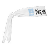 ソマリア ソマリ国旗 ブラック パーソナライゼーション タイヘッドバンド (回転270)