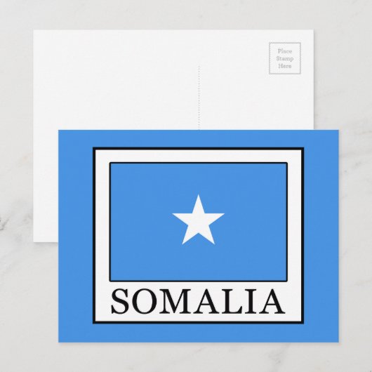 ソマリア ポストカード (正面/裏面)