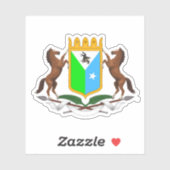 ソマリア、北東州の紋章 シール (シート)