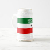 ソマリランドの旗 ビールジョッキ (正面左)