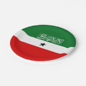 ソマリランドの旗 ペーパープレート (アングル)