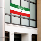 ソマリランドの旗 横断幕 (ビルの外側)