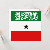 ソマリランド国旗 カード (正面/裏面インサイチュ)