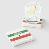 ソマリランド国旗 ストーンコースター (横)