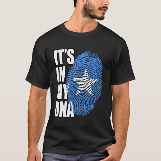 ソマリ伝統Dna国旗 Tシャツ (正面)