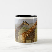 ソマリ族のキリン、Reticulatedキリン、Giraffa ツートーンマグカップ (中央)