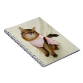 ソマリ気のあるそぶりをしたア猫ウィンキング猫 ノートブック (右側)