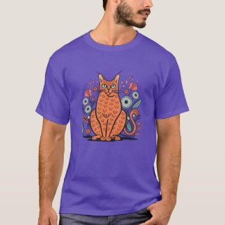 ソマリ猫のギフト Tシャツ