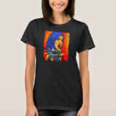 ソマリ詐欺ポップアート Tシャツ (正面)