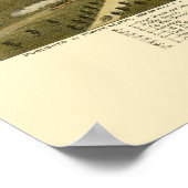 ソマービル、NJパノラマの地図 – 1882 ポスター (角)