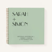 ソミニマルス結婚ゲストノート ノートブック (正面)