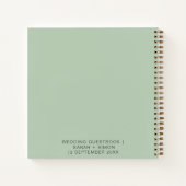 ソミニマルス結婚ゲストノート ノートブック (裏面)