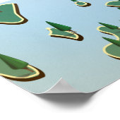 ソムマリーノルウェー旅行ポスターマップ ポスター (角)