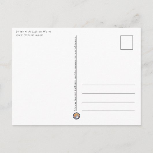 ソムマロイビーチノルウェー ポストカード (裏面)