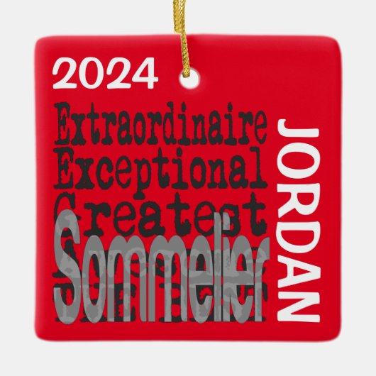 ソムメリエエクストラノーレカスタムール セラミックオーナメント (正面)