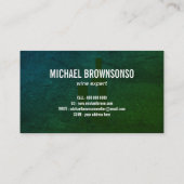 ソムメリエグリーンワインボトル 名刺 (裏面)