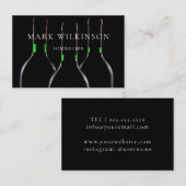 ソムリエのワインの巧妙な名刺 名刺 (正面/裏面)