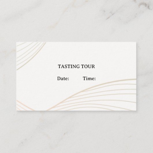 ソムリエテイスティングワイン 名刺