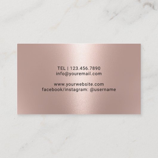 ソムリエモダンバラ金ゴールドワインバーテンダー 名刺 (裏面)