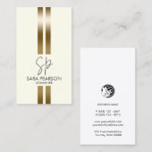 ソムリエワインクノシーズールモノグラム 名刺 (正面/裏面)