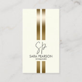 ソムリエワインクノシーズールモノグラム 名刺 (正面)