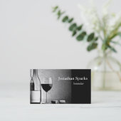 ソムリエワインボトル 名刺 (スタンド正面)