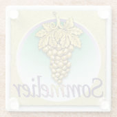 ソムリエ記号 ガラスコースター (裏面)