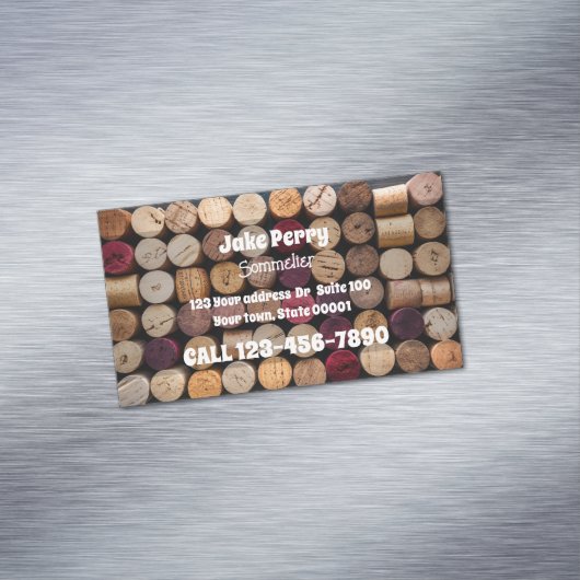 ソムリエ酒店 マグネット名刺 (インサイチュ)