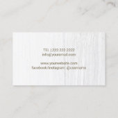 ソムリエ金ゴールドワインボトルロゴワインテイスティング 名刺 (裏面)