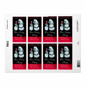 ソムリエ・ワイン・テイスティング・パーティー・ダマスク ラベル (フルシート)