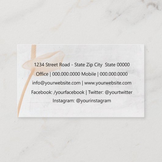 ソムリエ 名刺 (裏面)