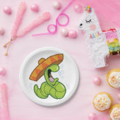 ソム飲ブレロ・メキシコパーティーの虫 ペーパープレート (パーティー)