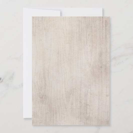 ソメイバニーウッドランドファーストバースデーパーティ招待状 招待状 (裏面)