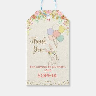 ソメイバニースウィートバニーファースト誕生日 ギフトタグ