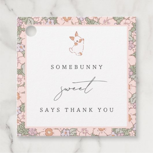 ソメイバニースウィート春イースターガールズサンキュー フェイバータグ (正面)