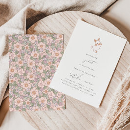 ソメイバニースウィート春イースターガールズ1st誕生日 招待状