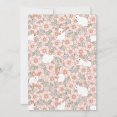 ソメイバニースウィート春フローラガールズ1st誕生日 招待状 (裏面)