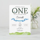 ソメイバニーファースト誕生日招待状 招待状 (スタンド正面)