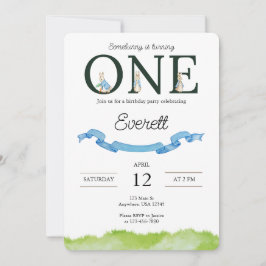 ソメイバニーファースト誕生日招待状 招待状