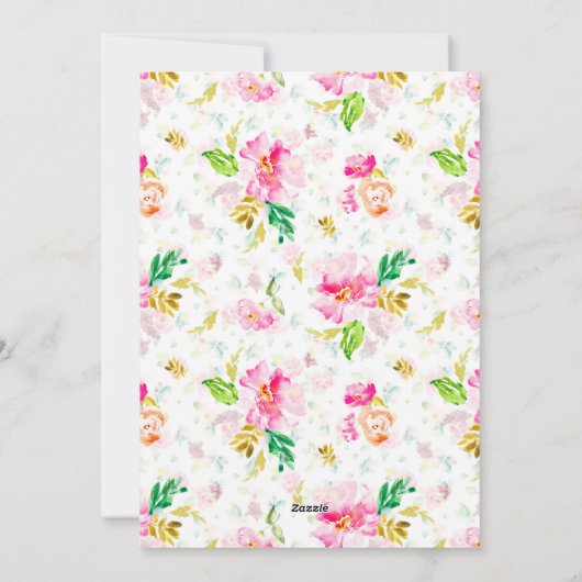 ソメイバニーラブユーレタリング写真ハッピーイースター シーズンカード (裏面)