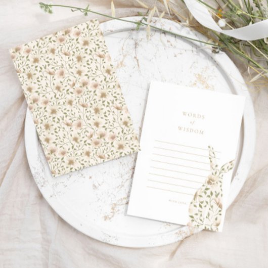 ソメイバニー春の単語の知恵のベビーアドバイス アドバイスカード