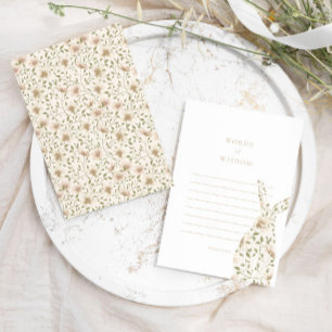 ソメイバニー春の単語の知恵のベビーアドバイス アドバイスカード