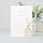 ソメイバニー春の単語の知恵のベビーアドバイス アドバイスカード (スタンド正面)